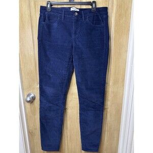 Madewell Pants Size 30 Blue Corduroy The Perfect Vintage High Rise